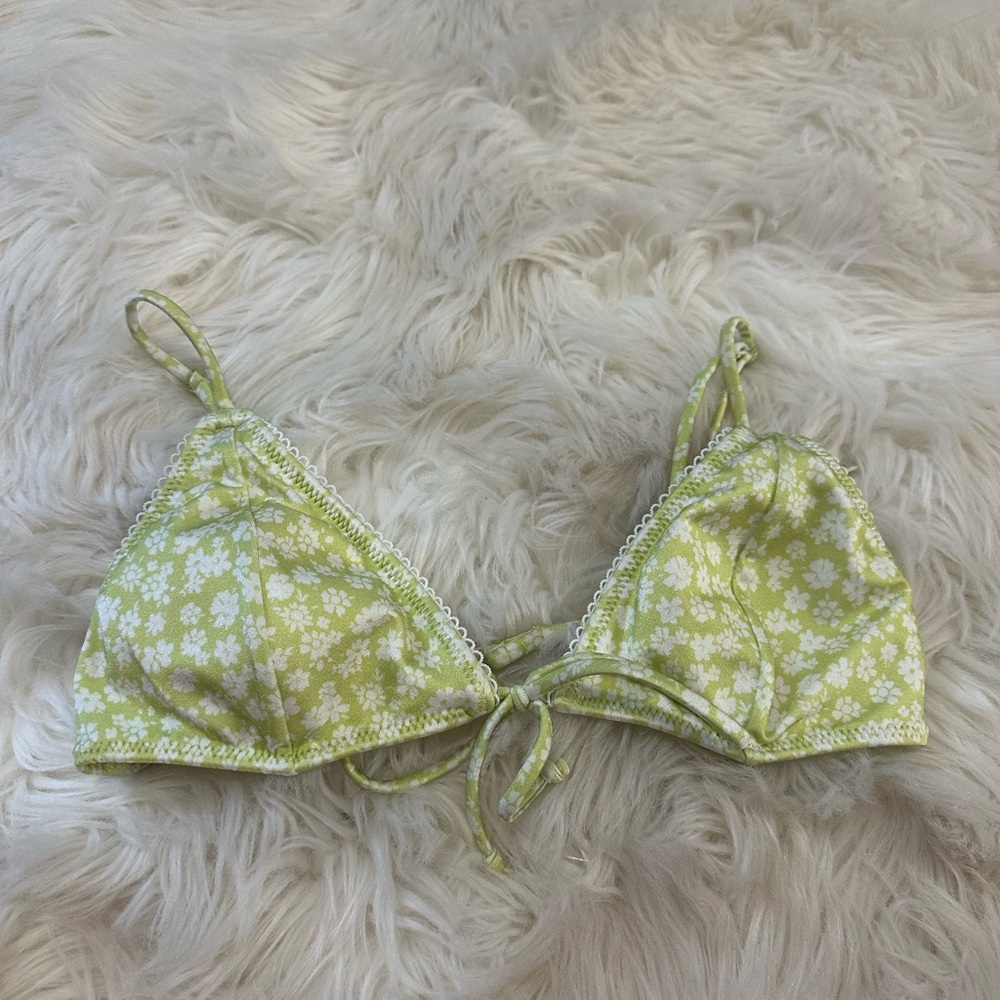 Delilah Floral Triangle Bikini Top